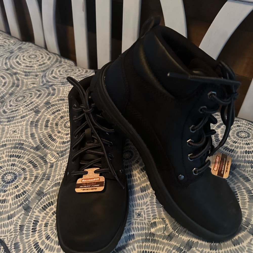Skechers Black Sole Footwear